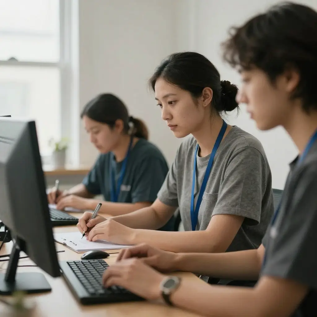 Our caring team at work